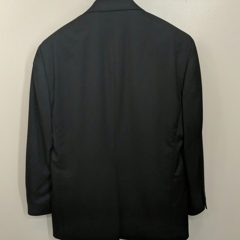 Black Stafford Wool Blazer - Picture 2 of 6